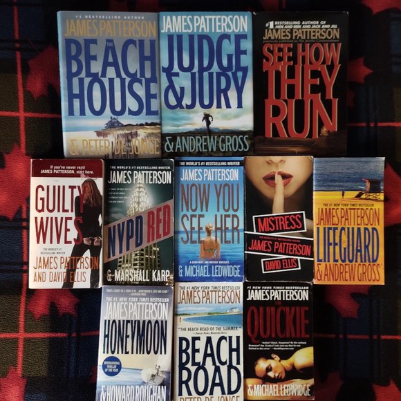 Novels - Lot of 11 James Patterson Books - Picture 2 of 3